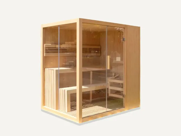 Image: woodartsupply.com Aleko STHE4INNY 4-Person Hemlock Indoor Sauna
