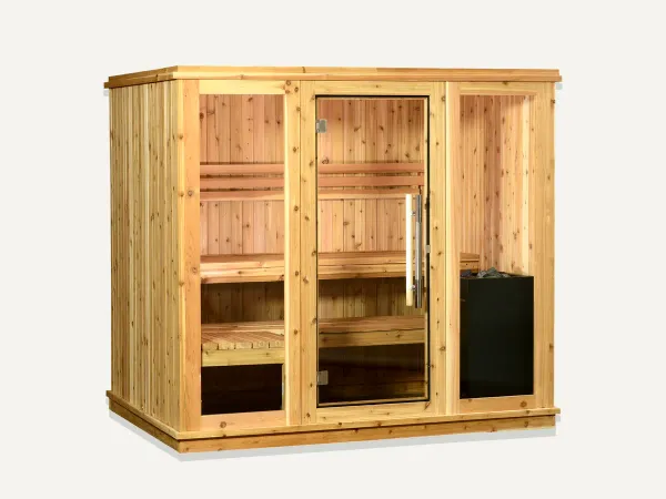 Image: almostheaven.com Almost Heaven Bridgeport 6 Person Indoor Sauna