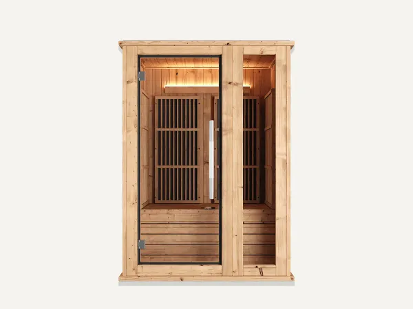 Image: almostheaven.com Almost Heaven Laurel 1 Person Infrared Sauna