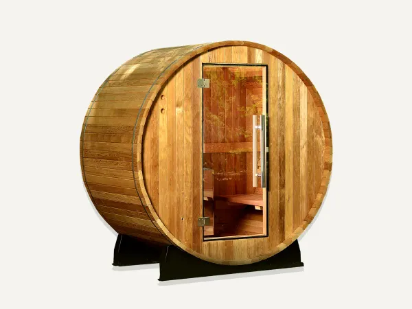 Image: almostheaven.com Almost Heaven Salem 2 Person Barrel Sauna