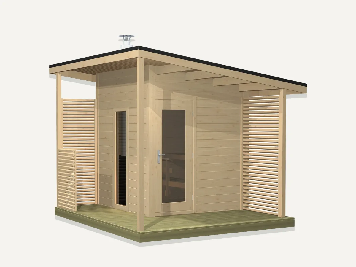 Almost Heaven Solide Compact 4-6 Person Cabin Sauna