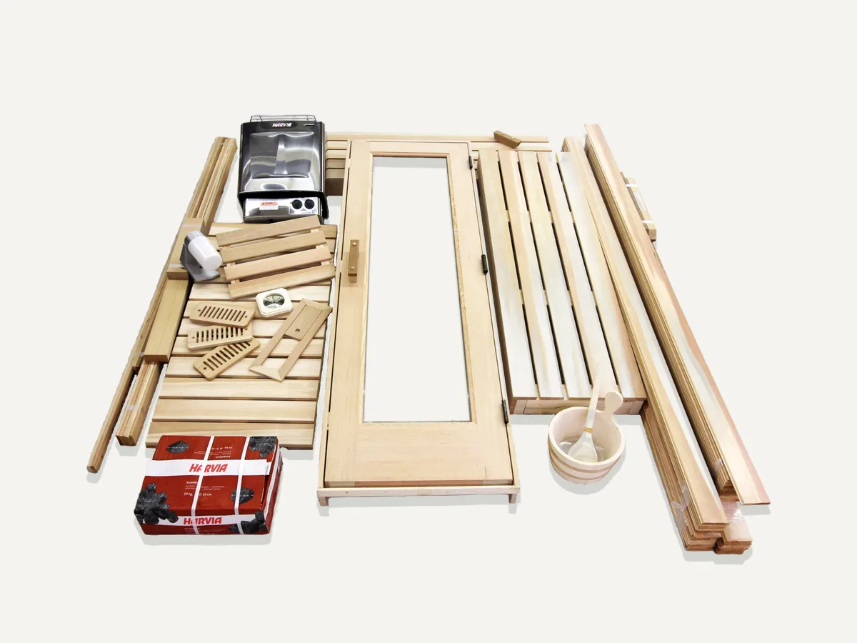Baltic Leisure 4 × 4 Silver Series Pre-cut Sauna Package