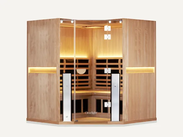 Image: infraredsauna.com Clearlight Sanctuary C Full Spectrum (Corner)