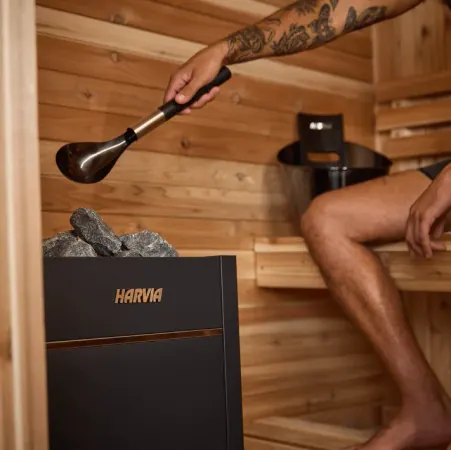 Image: almostheaven.com Almost Heaven Blackwater 4 Person Cube Sauna, photo 6 of 11