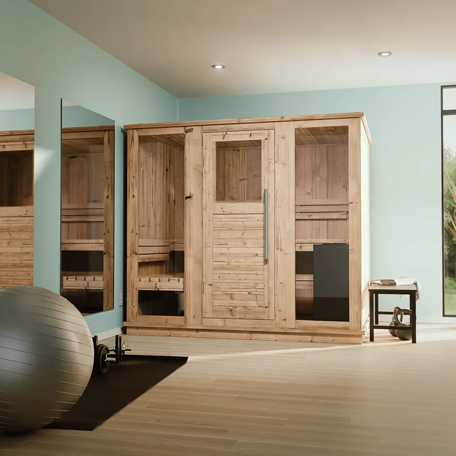 Almost Heaven Bridgeport 6 Person Indoor Sauna, photo 2 of 9