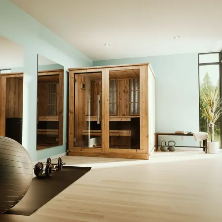 Almost Heaven Rainelle 4 Person Indoor Sauna, photo 2 of 8