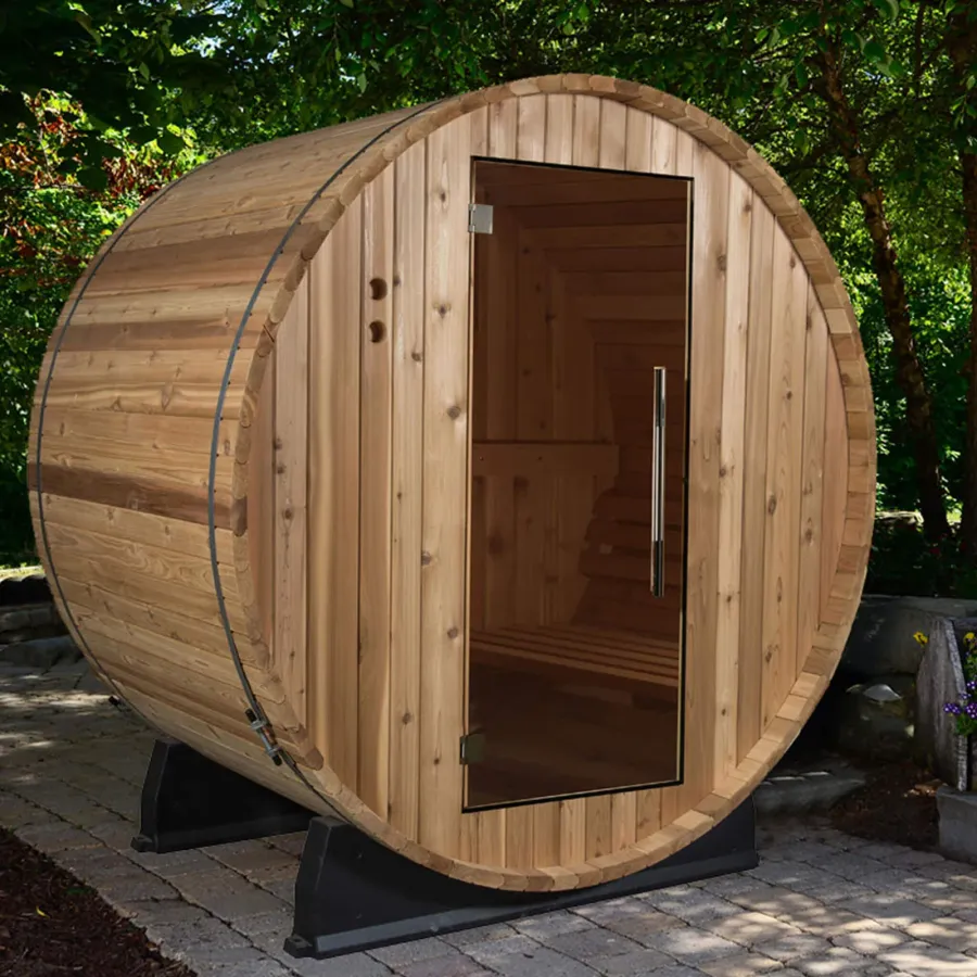 Almost Heaven Salem 2 Person Barrel Sauna, photo 2 of 8