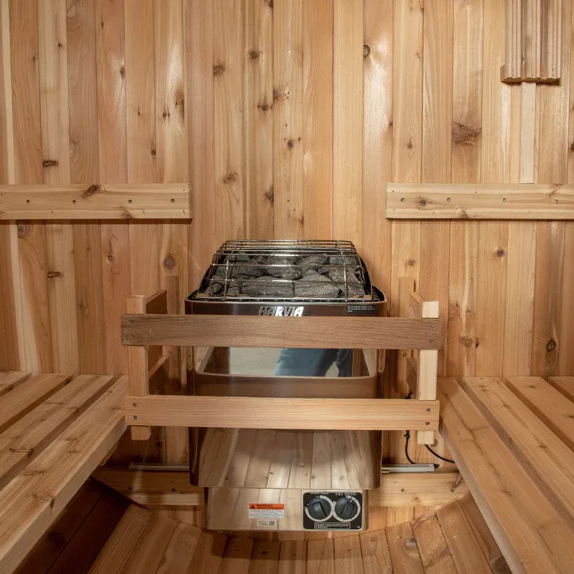 Almost Heaven Salem 2 Person Barrel Sauna, photo 5 of 8
