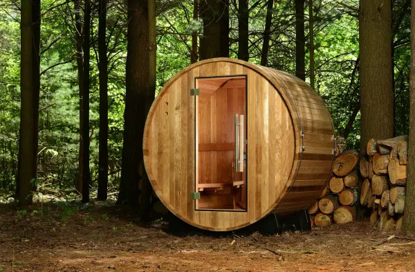 Image: almostheaven.com Almost Heaven Salem 2 Person Barrel Sauna, photo 6 of 8