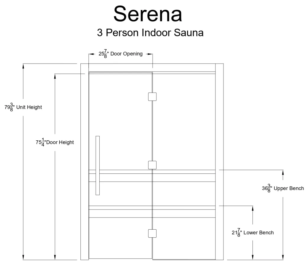 Almost Heaven Serena 3 Person Indoor Sauna, photo 6 of 7