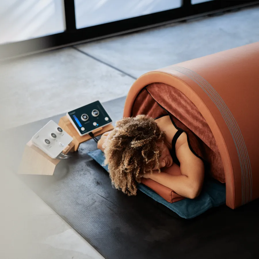 Clearlight The Curve Far Infrared Sauna Dome + Amethyst Infrared PEMF Mat, photo 8 of 10