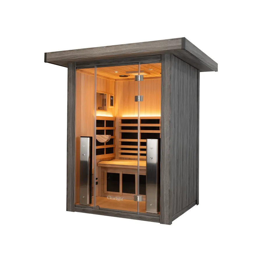 Clearlight Sanctuary Outdoor 2 Infrared Sauna, photo 2 of 5