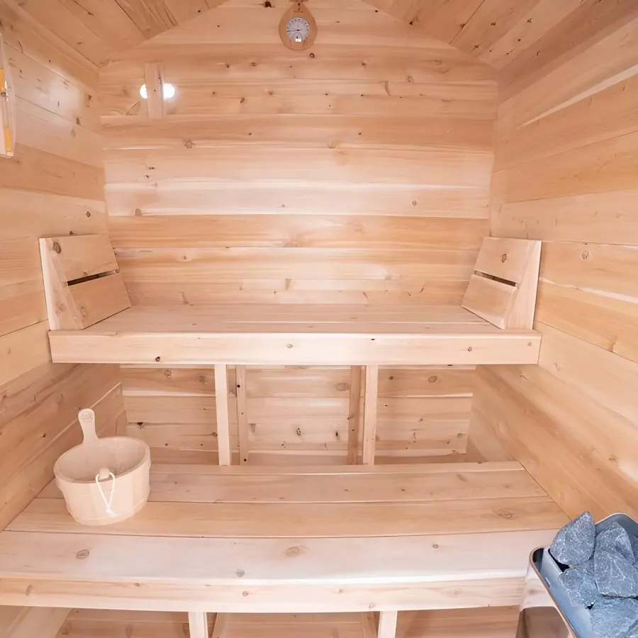 Dundalk LeisureCraft Canadian Timber Granby Cabin Sauna CTC66W, photo 6 of 9