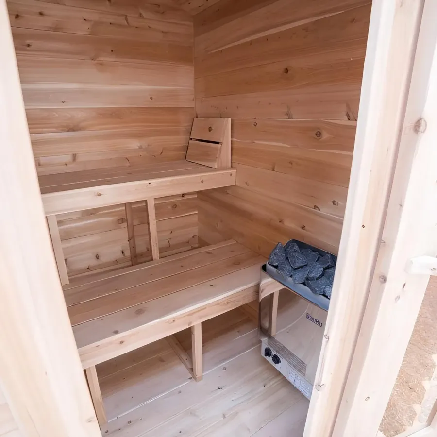 Dundalk LeisureCraft Canadian Timber Granby Cabin Sauna CTC66W, photo 7 of 9