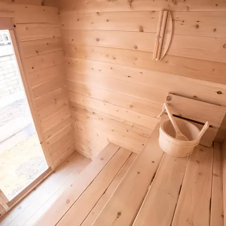 Image: topture.com Dundalk LeisureCraft Canadian Timber Granby Cabin Sauna CTC66W, photo 9 of 9