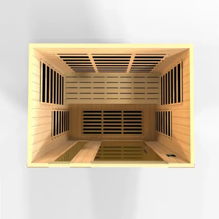 Image: goldendesigninc.com Dynamic Saunas Lugano 3 Person Elite (DYN-6336-02), photo 5 of 10