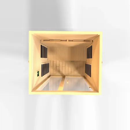 Image: goldendesigninc.com Dynamic Saunas Santiago 2 Person Full Spectrum (DYN-6209-03), photo 4 of 8
