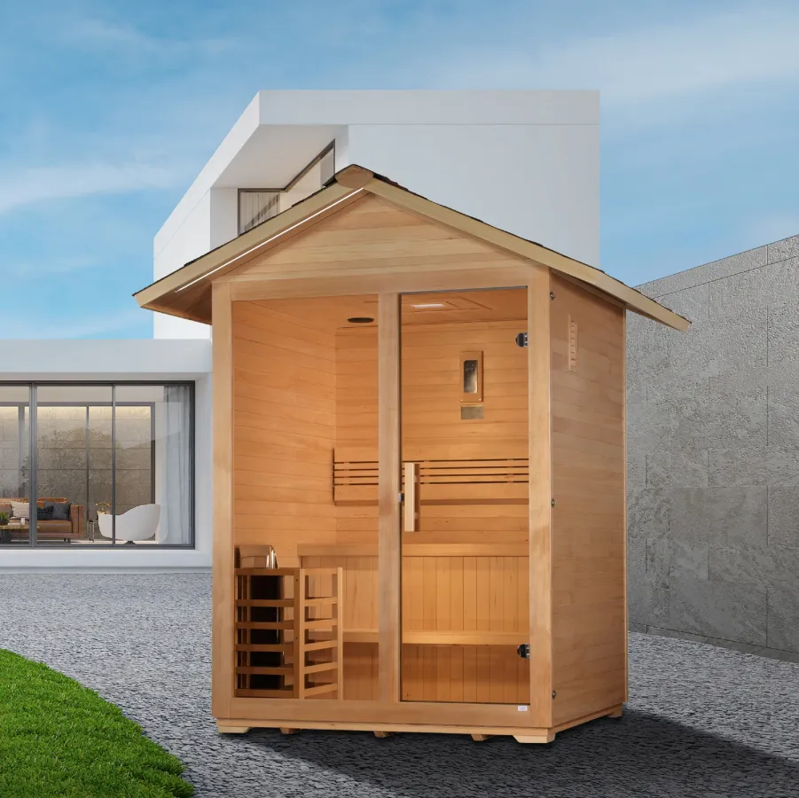 Golden Designs Arlberg 3 Person Traditional Outdoor Sauna (GDI-8103-01), photo 4 of 9