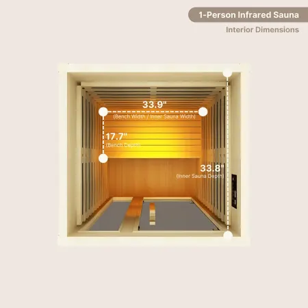 Image: heavenlyheatsaunas.com Heavenly Heat 1-Person Far Infrared Sauna, photo 4 of 5