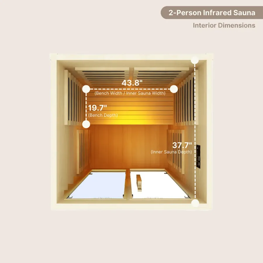 Heavenly Heat 2-Person Far Infrared Sauna, photo 4 of 4