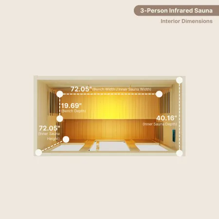 Heavenly Heat 3-Person Far Infrared Sauna, photo 3 of 3