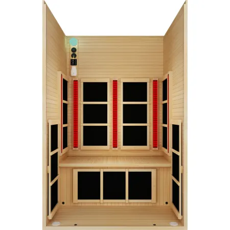 Image: jnhlifestyles.com JNH Lifestyles Arki Duo 2-Person Red Light Therapy + Full Spectrum Infrared Sauna, photo 7 of 9