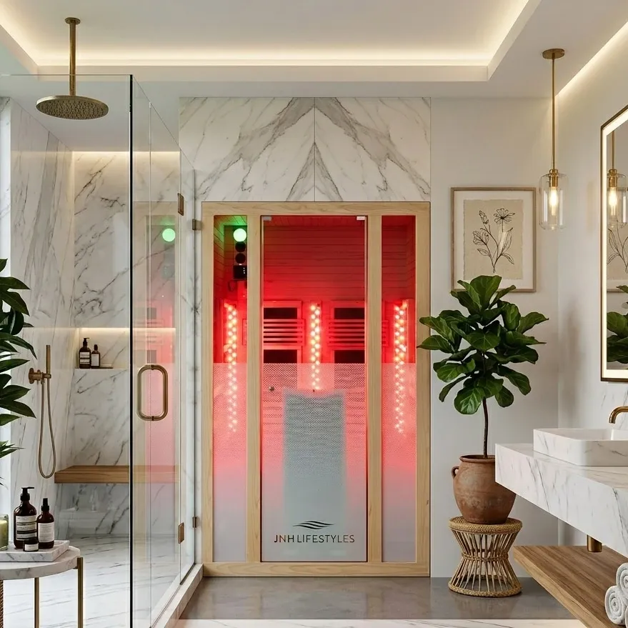 JNH Lifestyles Arki Duo 2-Person Red Light Therapy + Full Spectrum Infrared Sauna, photo 2 of 9