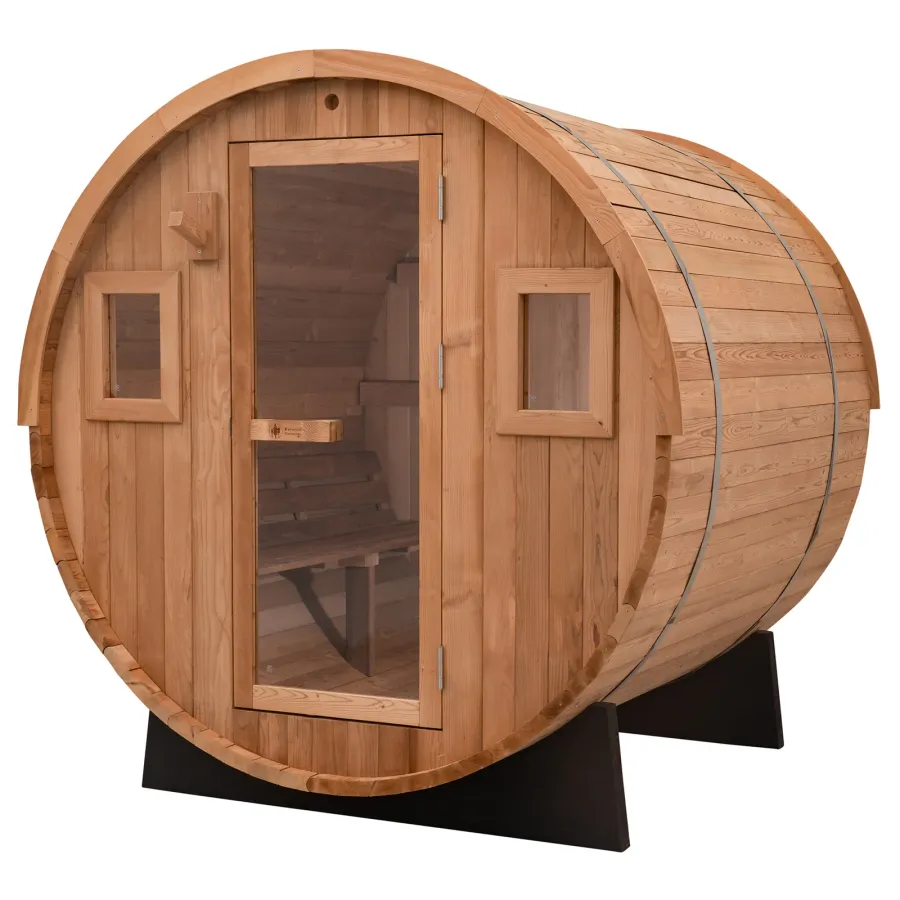 Redwood Outdoors Barrel Outdoor Sauna - 6 Person, photo 2 of 8