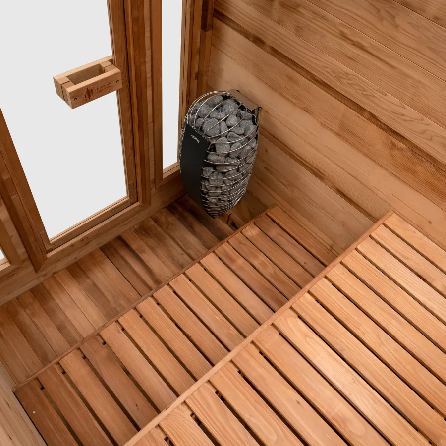 Redwood Outdoors Cabin Outdoor Sauna - 4 Person, photo 10 of 10
