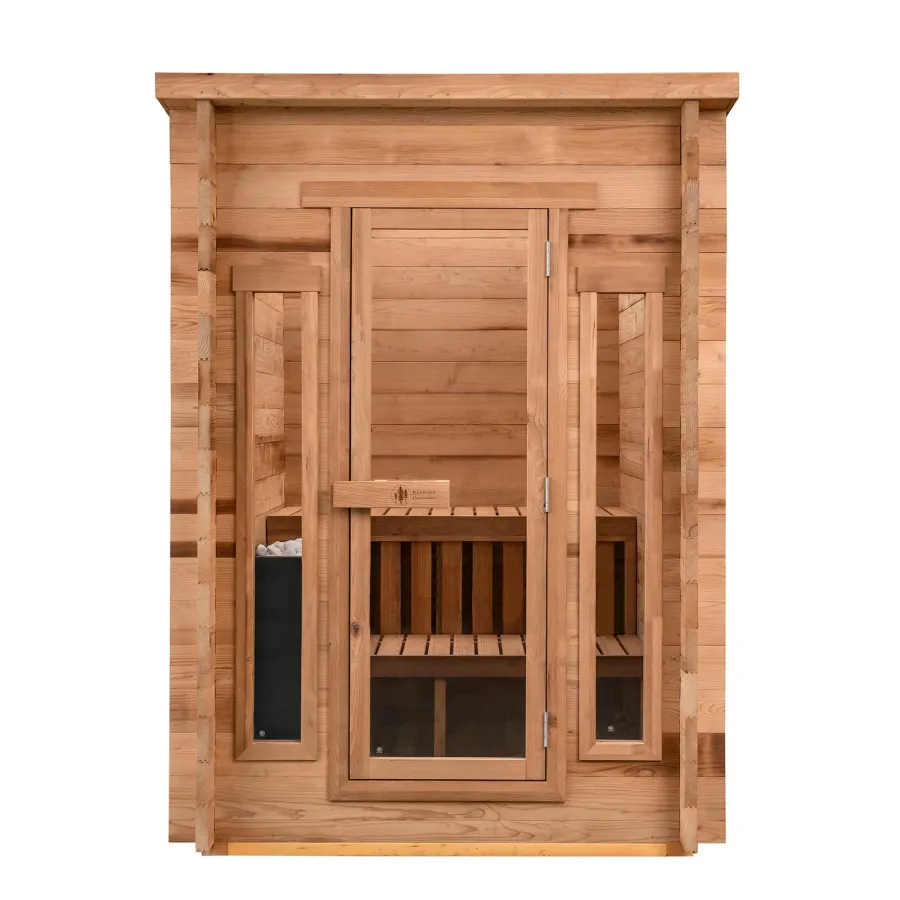 Redwood Outdoors Cabin Outdoor Sauna - 4 Person, photo 2 of 10