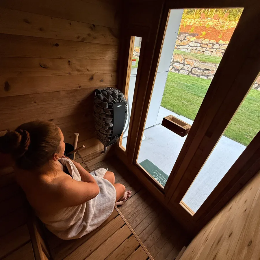 Redwood Outdoors Cabin Outdoor Sauna - 4 Person, photo 6 of 10