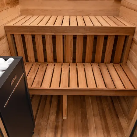 Image: redwoodoutdoors.com Redwood Outdoors Cabin Outdoor Sauna - 4 Person, photo 9 of 10