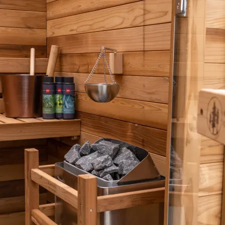 Image: redwoodoutdoors.com Redwood Outdoors Haven Indoor Sauna - 3 Person, photo 8 of 10