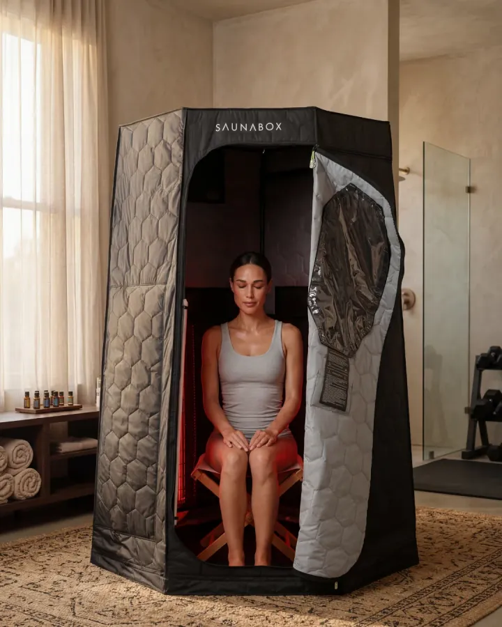 SaunaBox Pulse PRO Infrared Sauna with Red Light Therapy, photo 3 of 8