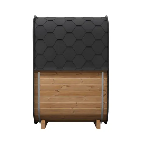 Image: thesaunaheater.com SaunaLife Cube CL3G 2-Person Outdoor Sauna Kit, photo 4 of 7