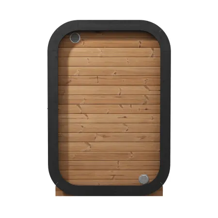 Image: thesaunaheater.com SaunaLife Cube CL3G 2-Person Outdoor Sauna Kit, photo 5 of 7