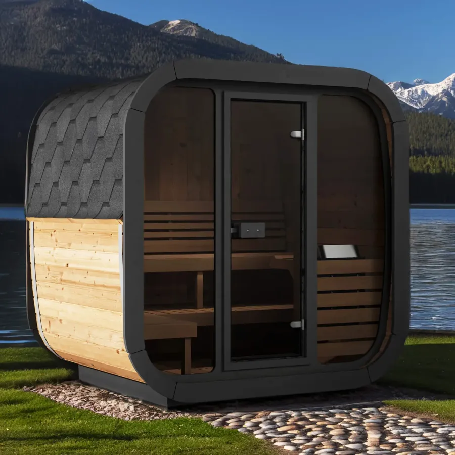 SaunaLife Cube CL5G 4-Person Outdoor Cube Sauna, photo 5 of 11