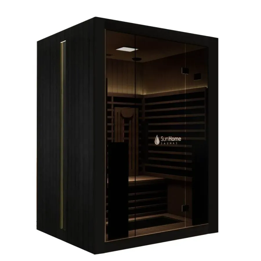 Sun Home Eclipse 2-Person Red Light & Full-Spectrum Infrared Sauna, photo 5 of 11