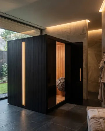 Image: sunhomesaunas.com Sun Home Nova 6-Person Indoor Traditional Sauna, photo 2 of 11