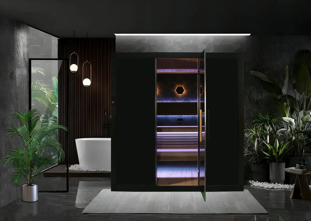 Sun Home Nova 6-Person Indoor Traditional Sauna, photo 3 of 11