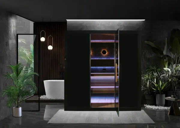 Image: sunhomesaunas.com Sun Home Nova 6-Person Indoor Traditional Sauna, photo 3 of 11