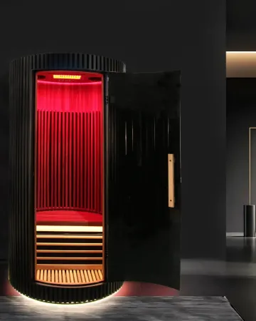 Image: sunhomesaunas.com Sun Home Pod 1-Person Red Light & Infrared Sauna, photo 2 of 11