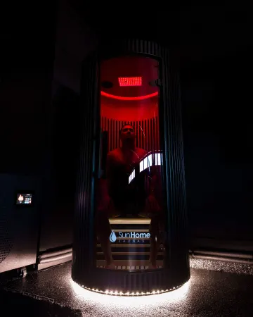 Image: sunhomesaunas.com Sun Home Pod 1-Person Red Light & Infrared Sauna, photo 7 of 11