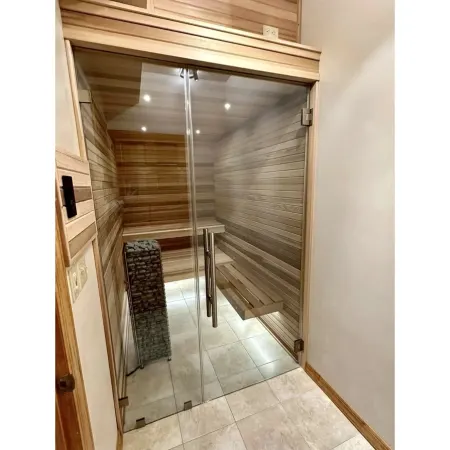 Image: saunaplace.com The Sauna Place Custom Indoor Cedro Sauna Maui 5 × 6 ft, cut to your precise dimensions, photo 9 of 11