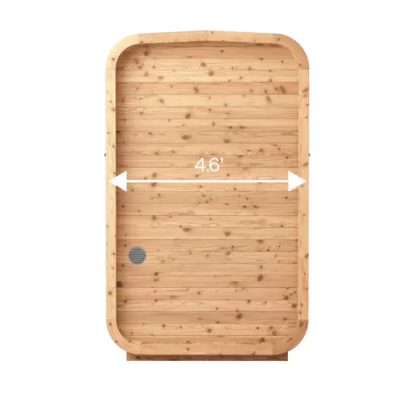 Image: saunaplace.com Thermory Small Square Sauna No. 45 (DIY kit), photo 3 of 3