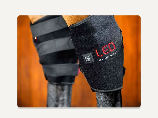 Image: sprucewoodtack.com Horseware Ireland LED Red Light Therapy Hock Boots (pair)