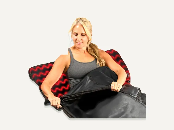 Image: amazon.com LifePro CozyWrap Infrared Sauna Blanket with Arm Sleeves (LP-CZYWRP-BLK)