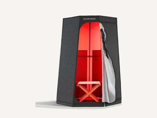 Image: saunabox.com SaunaBox Pulse PRO Infrared Sauna with Red Light Therapy