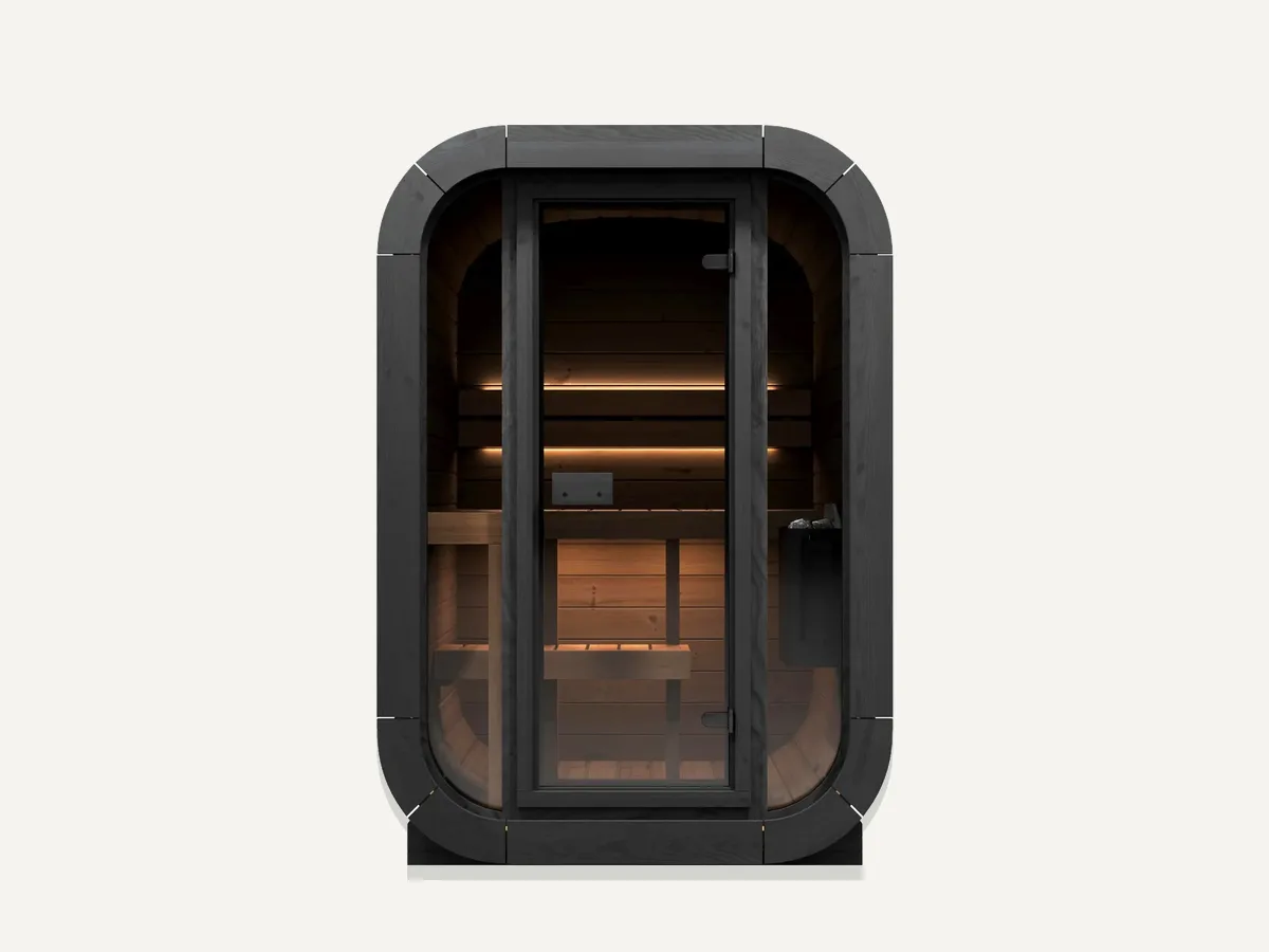 SaunaLife Cube CL3G 2-Person Outdoor Sauna Kit