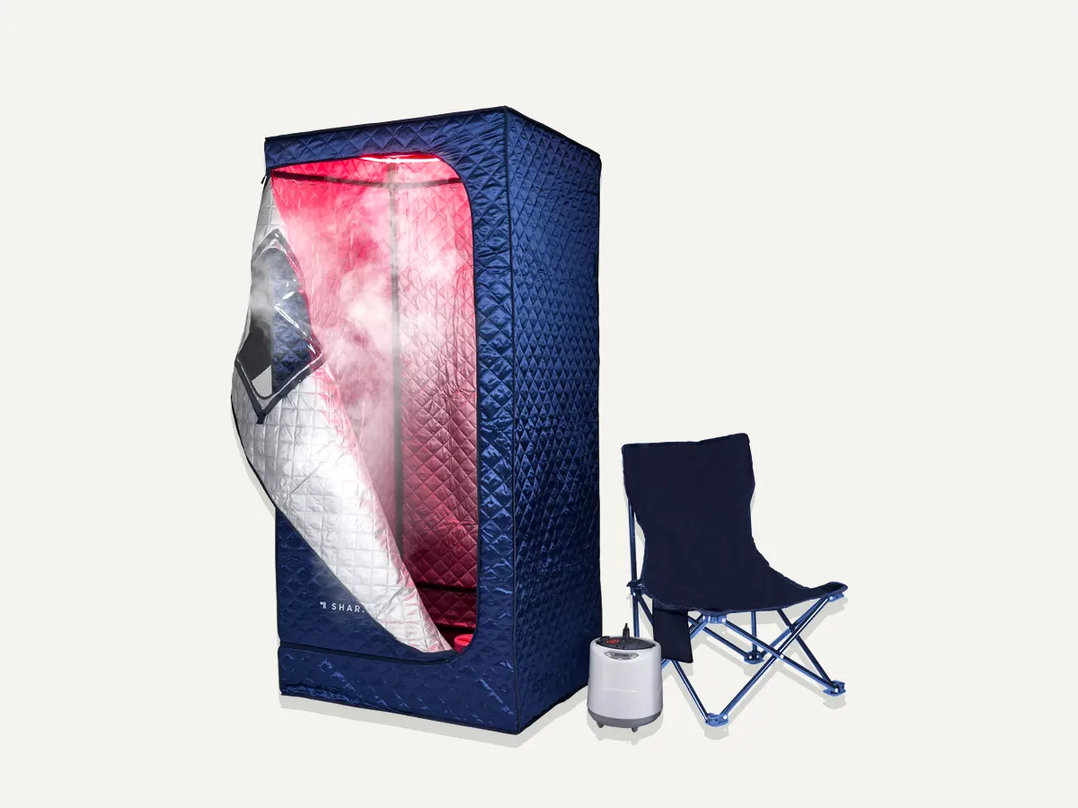 Sharper Image Steam Sauna & Red Light Therapy Portable Spa